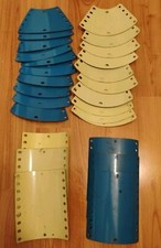 Gilbert Gabriel Erector Boiler Plate and Cone Heavier Steel Gauge Lot of 26