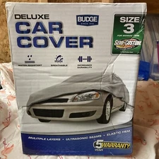 Budge D-3 Ultra UV Protection & Dirt Protector, Blue Car Cover Boxed & New! 