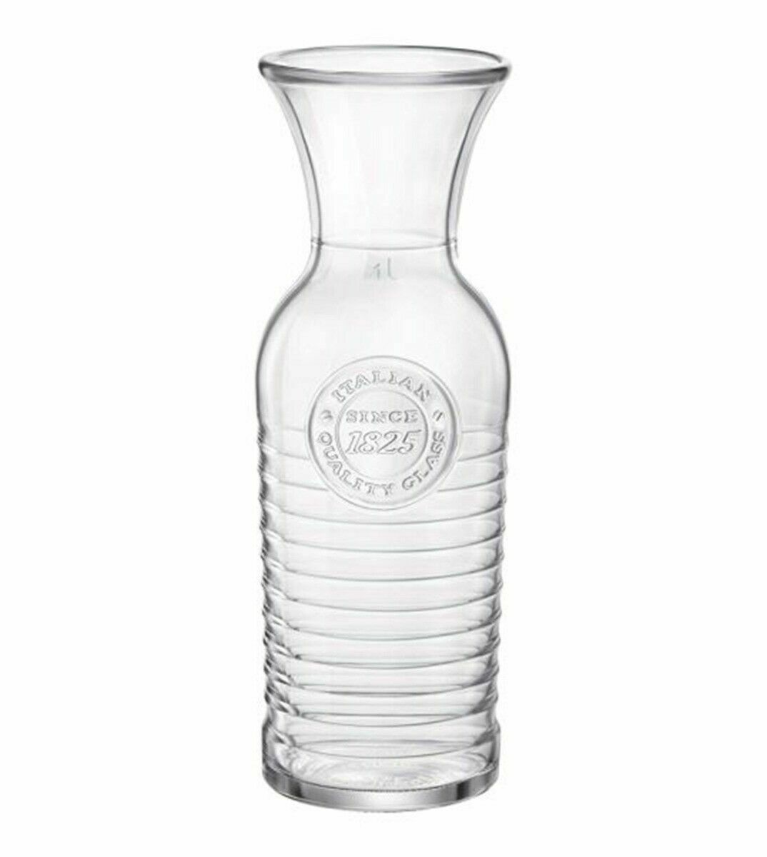 CARAFFA BROCCA 1-LT OFFICINA LATTE SUCCO ACQUA VINO VETRO CATERING 5 2024