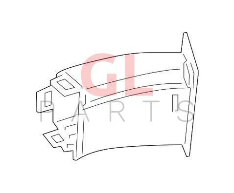 PARA BMW X3 G01 2018- Conducto de admisión de aire delantero izquierdo 51747400005 nuevo - Imagen 3 de 4