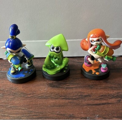 Lot De Figurines Amiibo Splatoon - Occasion, Parfait Pour Débloquer Du Contenu !