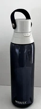 NEW 26 Oz BRITA Water Bottle Lock Top Leak Proof Filtered with Straw New Filter