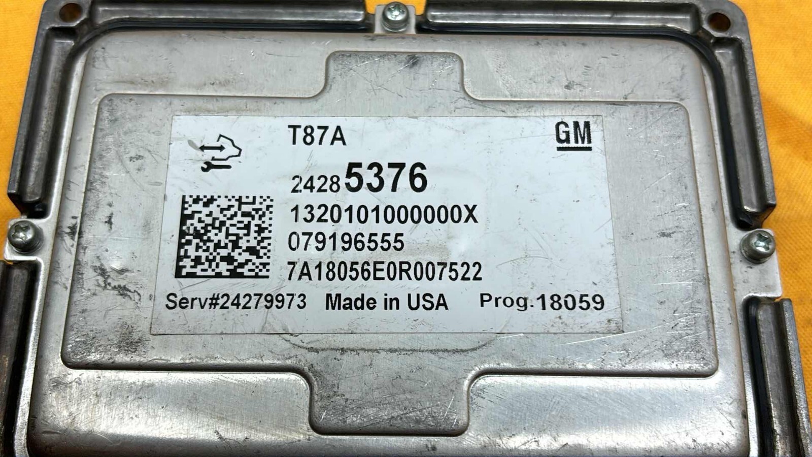 18 Chevy Silverado 3500 OEM Transmission Control Module 24285376  