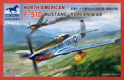 Bronco Models FB4012 1/48 NORTH AMERICAN F-51D MUSTANG USAF