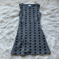 Loft Geo Kaleidoscope Jacquard Fit & Flare Dress