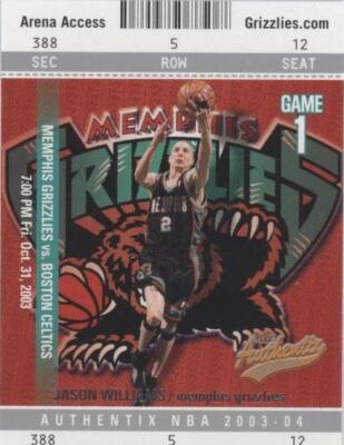 2003-04 Fleer Authentix - Jason Williams #37 for sale | eBay
