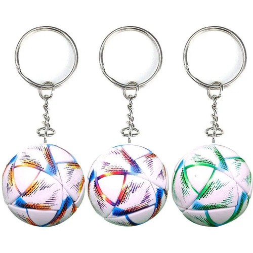 Soccer and Football Keychain Set - Men Soccer Fans Keychain Pendant Perfect Souv - Picture 5 of 9