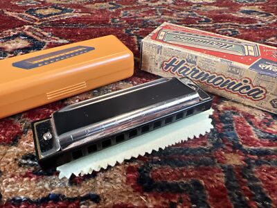Honky Tonk Harmonica with Case Ridley's House of Novelties Open Box