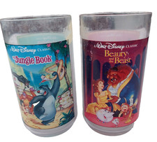 LOT Walt Disney Burger King Beauty Beast Jungle Book Collectors Series Cup 1994
