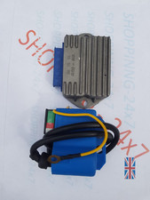 HT IGNITION COIL CDI UNIT 3 PIN REGULATOR 12 VOLT  FITS VESPA LAMBRETTA SCOOTERS