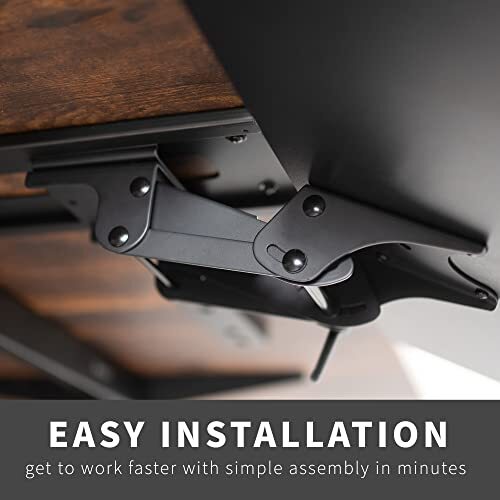 Underdesk Keyboard Drawer Mouse Tray Under Desk Sliding Mount Office New