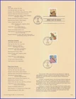 USA5 #3044 U/A SOUVENIR PAGE FDC   American Kestrel