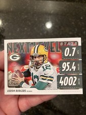 Aaron Rodgers 2020 Panini Score Next Level Stats #NLS-AR Green Bay Packers