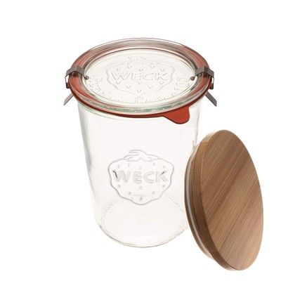 Weck Canning Jars 743 - Weck Mold Jar Made of Transparent Glass - Eco-Friendl...