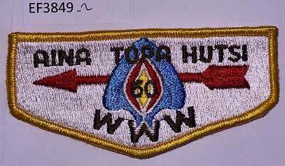 Boy Scout OA Flap Aina Topa Hutsi Lodge 60