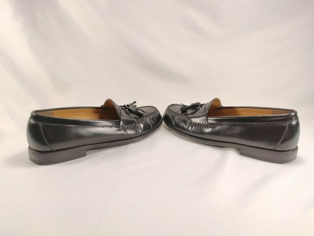 Cole Haan Shoes Mens Size 10 D Black Leather Tassel Loafers Dress Classic F83506 Cole Haan Tassel Loafers 03506 Men main image 3