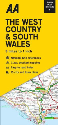 Road Map The West Country & South Wales (Map) Road Map Britain