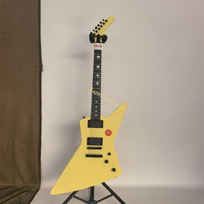 #ad Cream James Hetfield Explor Electric Guitar Finger inlay H H Pickup Black Parts $271.04