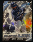 Topps 2026 Bowman Electric Sluggers Insert Junior Caminero Rays #ES-4