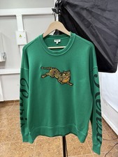        Kenzo Paris Embroidered Tiger Sweatshirt Rare Retro Y2K Size M