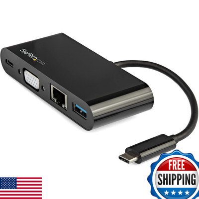 Startech.Com Usb C Multiport Adapter - Mini Usb-C Dock W/ Single Monitor Vga