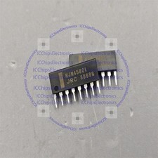 10pcs NJM4580L NJM4580 JRC 4580 DUAL OPERATIONAL AMPLIFIER SIP-8