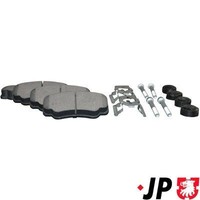 JP Group Bremsbelagsatz, Scheibenbremse 4163700610 FüR CitroËN Peugeot