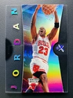 2006-07 Fleer EX E-X Michael Jordan #4 Acetate SLAM DUNK Chicago Bulls