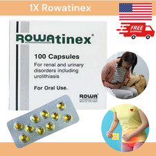 1X Rowatinex 100 Capsules For Renal  Urinary Disorders Free Shipping from USA