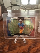 Omarion Hampton 2025 Panini Select #402 Tri-Color Prizm Field Level RC /99