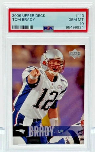 Tom Brady (2006) Upper Deck #113 – PSA 10 GEM MINT