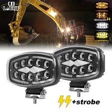 2x 6inch Led Work Light Bar Spot Pods Fog Lamp Offroad Driving Truck Tractor 4x4