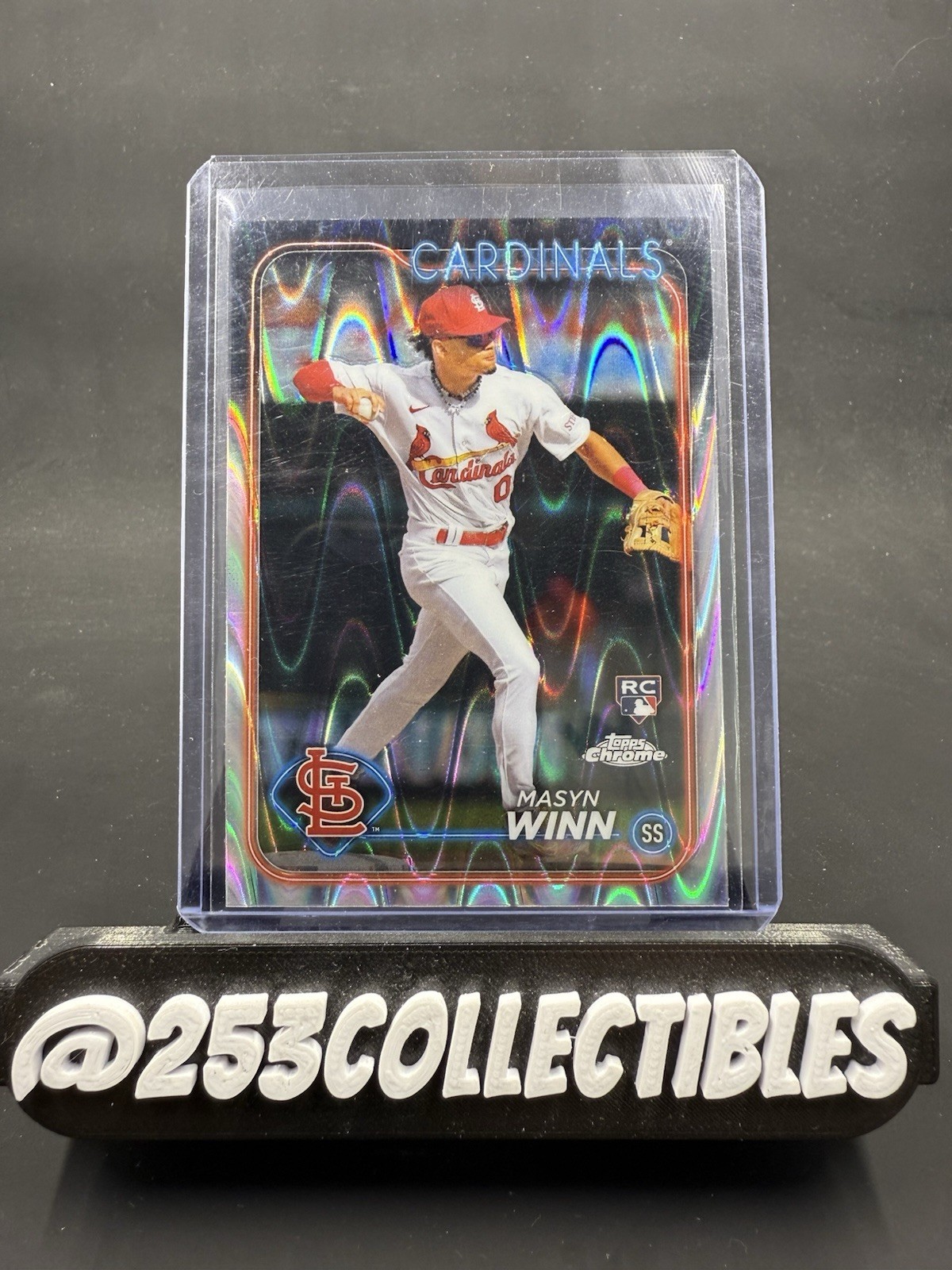 2024 Topps Chrome Masyn Winn Raywave Refractor #189 Rookie RC St Louis Cardinals