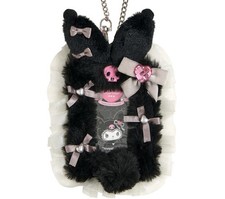 Kuromi 20th Anniversary Limited Edition Plush ID Holder Bag Charm NWT