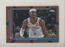 SHAI GILGEOUS-ALEXANDER 2025 TOPPS CHROME THUNDER #141 BASKETBALL REFRACTOR