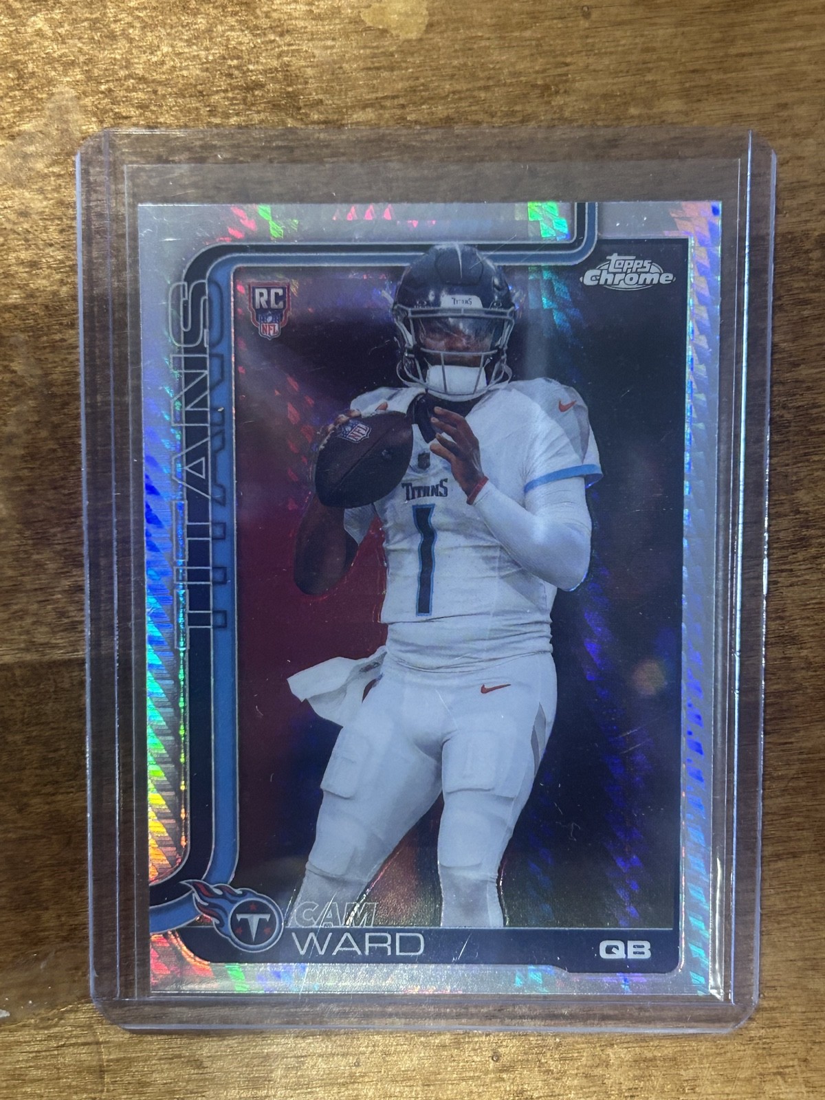 2025 Topps Chrome - Rookies Cam Ward #314 Prism Refractor (RC)