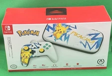 Pokémon Pikachu! Enhanced Wired Controller and Slim Case for Nintendo Switch New
