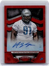 2016 PANINI CERTIFIED POTENTIAL SIGNATURES MIRROR RED A'SHAWN ROBINSON RC AUTO
