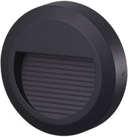 Moderne Wandleuchten 1X2.5W/Led, IP54, 3000K, Dunkelgrau, Neu