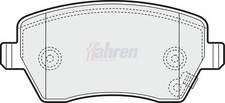 Fahren Front Brake Pad Set fits Suzuki Splash 2010-2012 1.0 1.2