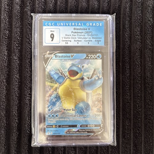 Blastoise V graded CGC 9 for sale on eBay