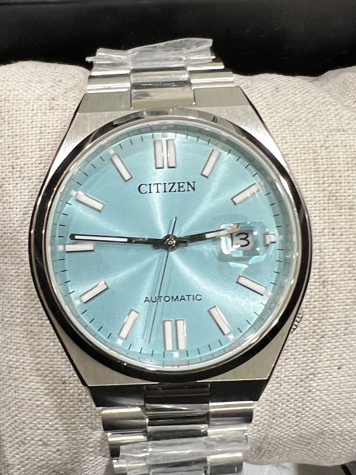Citizen Tsuyosa Ice Blue Dial SS Automatic Watch - NJ0151-88M (NWT)