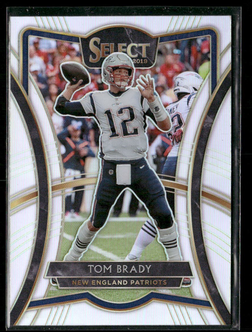 2019 Panini Select #101 Tom Brady Silver Prizm