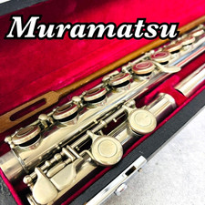 MURAMATSU Flute TOKYO JAPAN Covered Key Offset w/Hard Case, Bag Cleaned from JPN