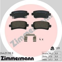 Zimmermann BremsbelÄGe Passend FüR Opel Insignia G09 Saab 9-5 YS3G