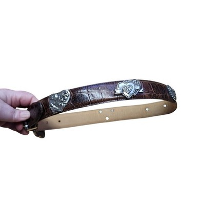 Brighton | Vintage 1996 chrome heart belt Vintage Chrome Heart 1996 Brighton Silver... | Depop main image 3