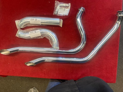 #ad #ad Shovelhead Drag Pipes. 1 3 4Goose Cut For FL models $350.00