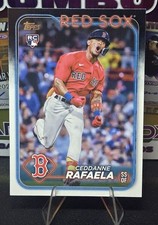 Ceddanne Rafaela 2024 Topps Series 1 Rookie Card #313 Boston Red Sox RC. rookie card picture