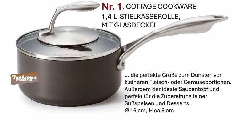 Tupperware Neu, Cottage Cookware, Chef Serie, div. Größen wählbar - Bild 3 von 4