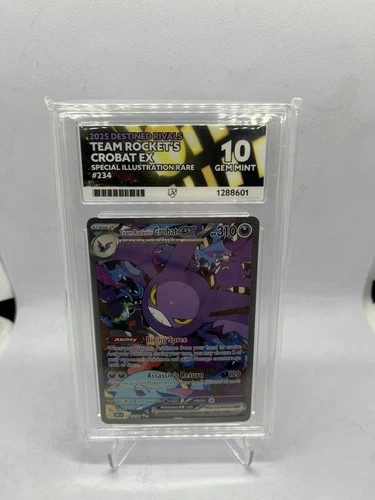 ACE 10 Team Rocket's Crobat EX 234/182 Destined Rivals Gem Mint Pokemon